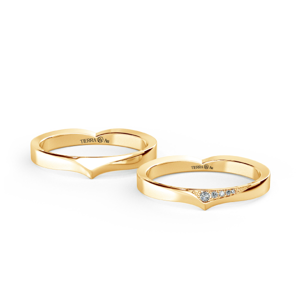 Modern Wedding Band Set NCC2037 1